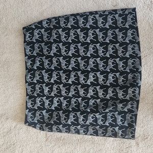 J Crew Zebra Skirt